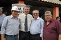 Ivan Leite recebe Governador Déda em visita a obra da Ponte Gilberto Amado